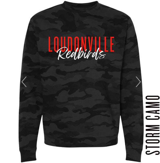 REDBIRDS CAMO CREWNECK!