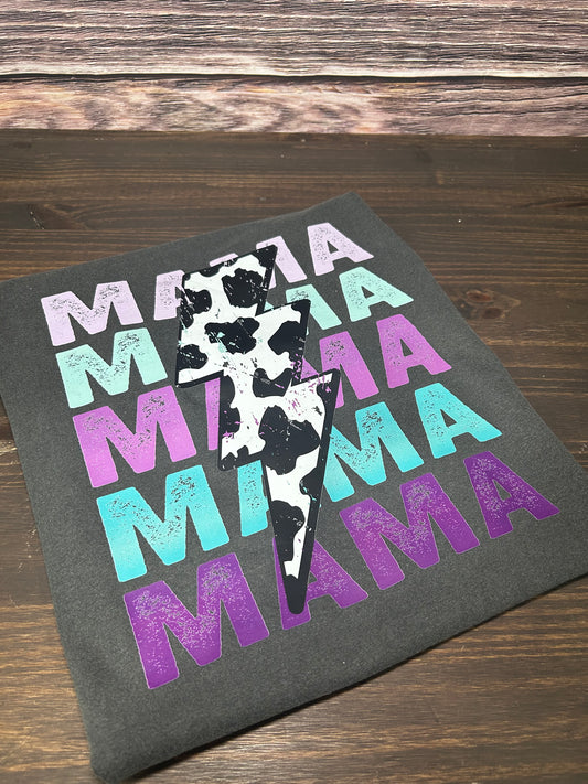 MAMA 🐮 COMFORT COLOR TEE 💜