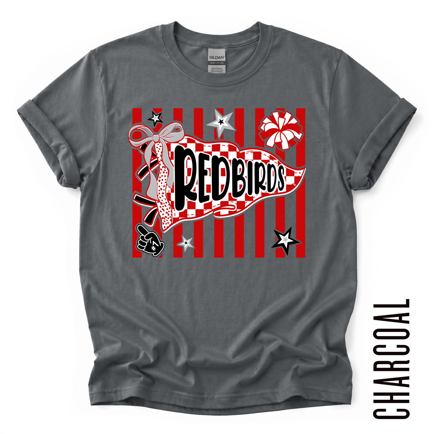 YOUTH REDBIRDS FLAG TEE!