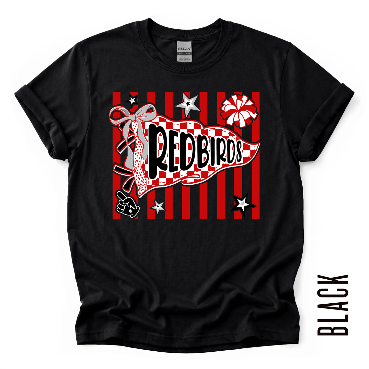 YOUTH REDBIRDS FLAG TEE!
