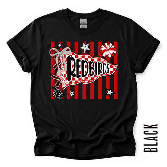 YOUTH REDBIRDS FLAG TEE!