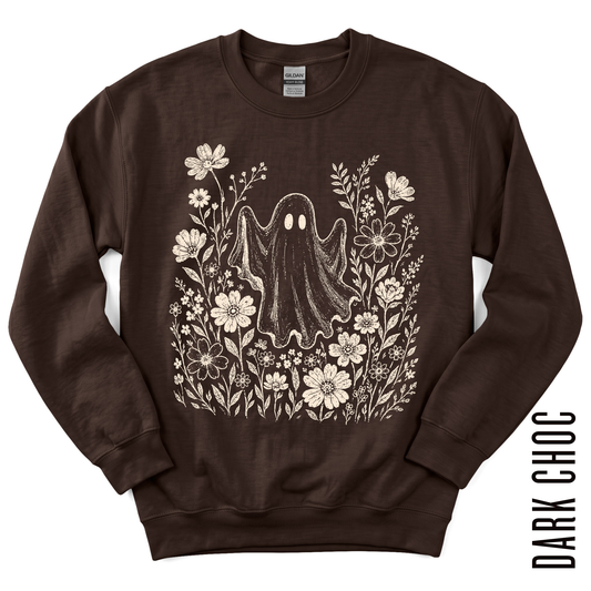 FLORAL GHOST CREWNECK!