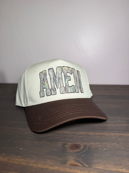 CAMO AMEN HAT 💚