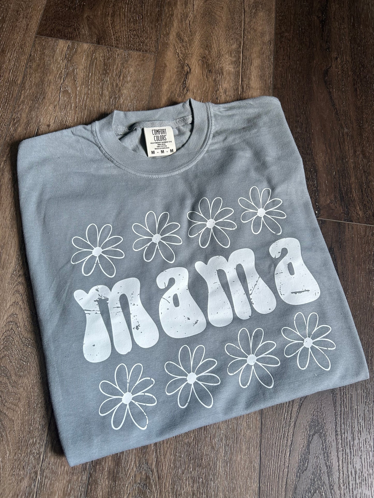 FLORAL MAMA COMFORT COLOR TEE 🌸