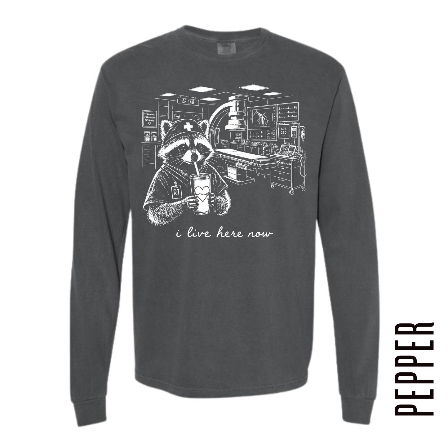 EP LAB RT LIVE HERE LONG SLEEVE!