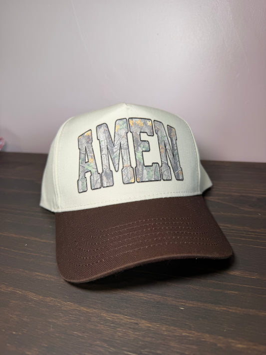 CAMO AMEN HAT 🤎