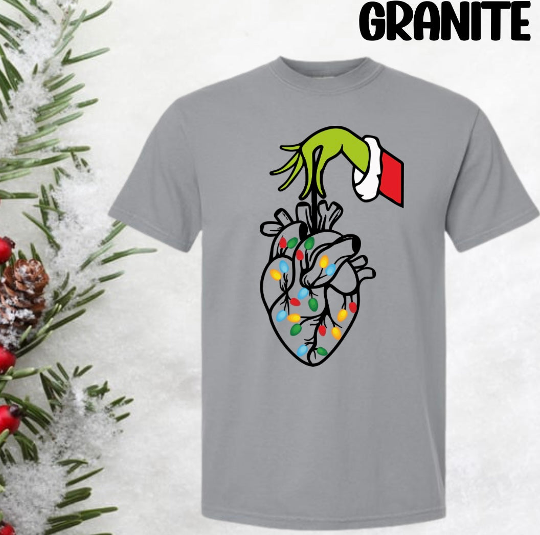 G Heart Hand Tee 🎄