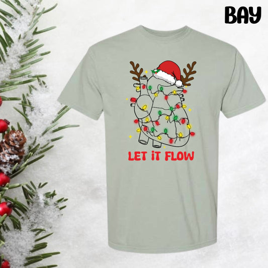 Let it Flow Tee 🎄