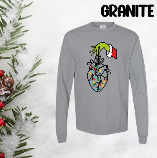 G Heart Hand Long Sleeve 🎄