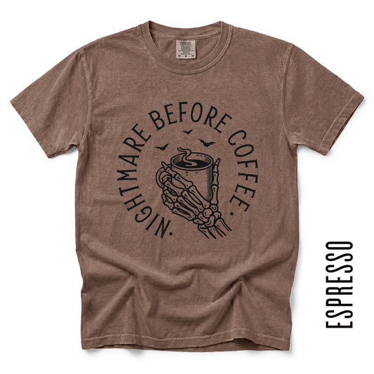 NIGHTMARE BEFORE COFFEE TEE!