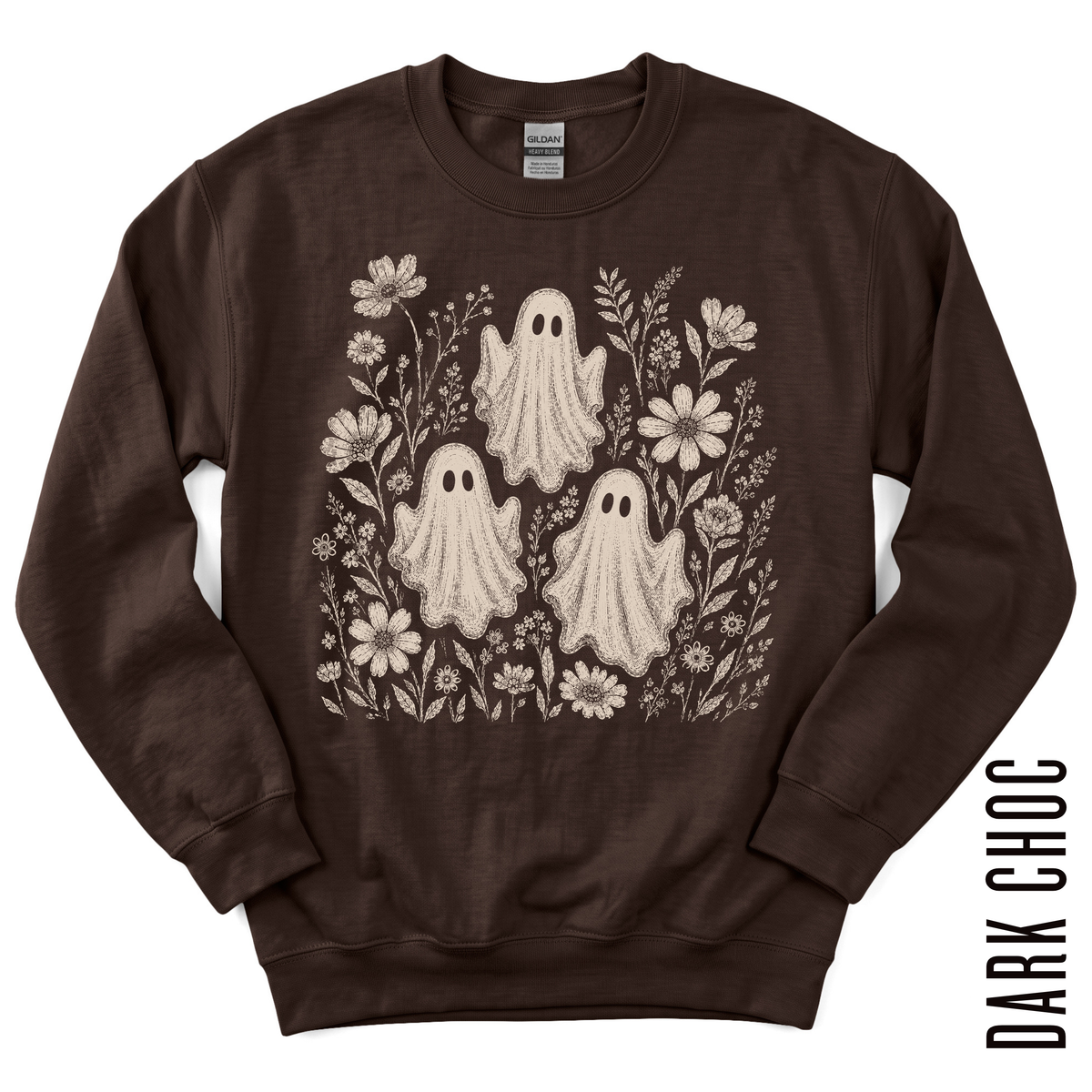 THREE GHOST FLORAL CREWNECK!