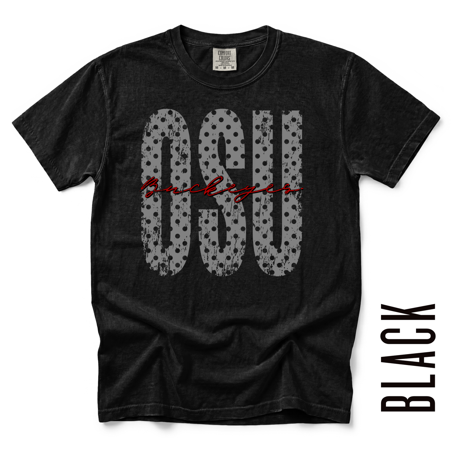 OSU GREY POLKA DOT TEE!