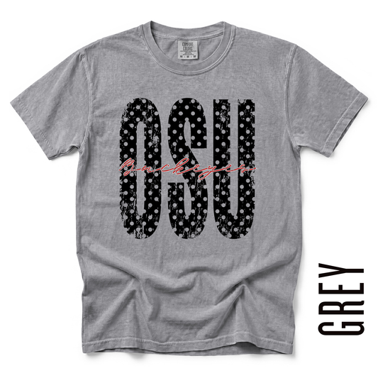 OSU BLACK POLKA DOT TEE!