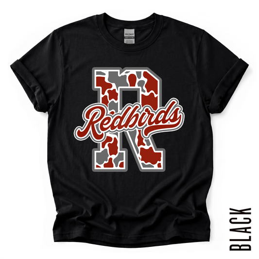 YOUTH CAMO REDBIRD TEE