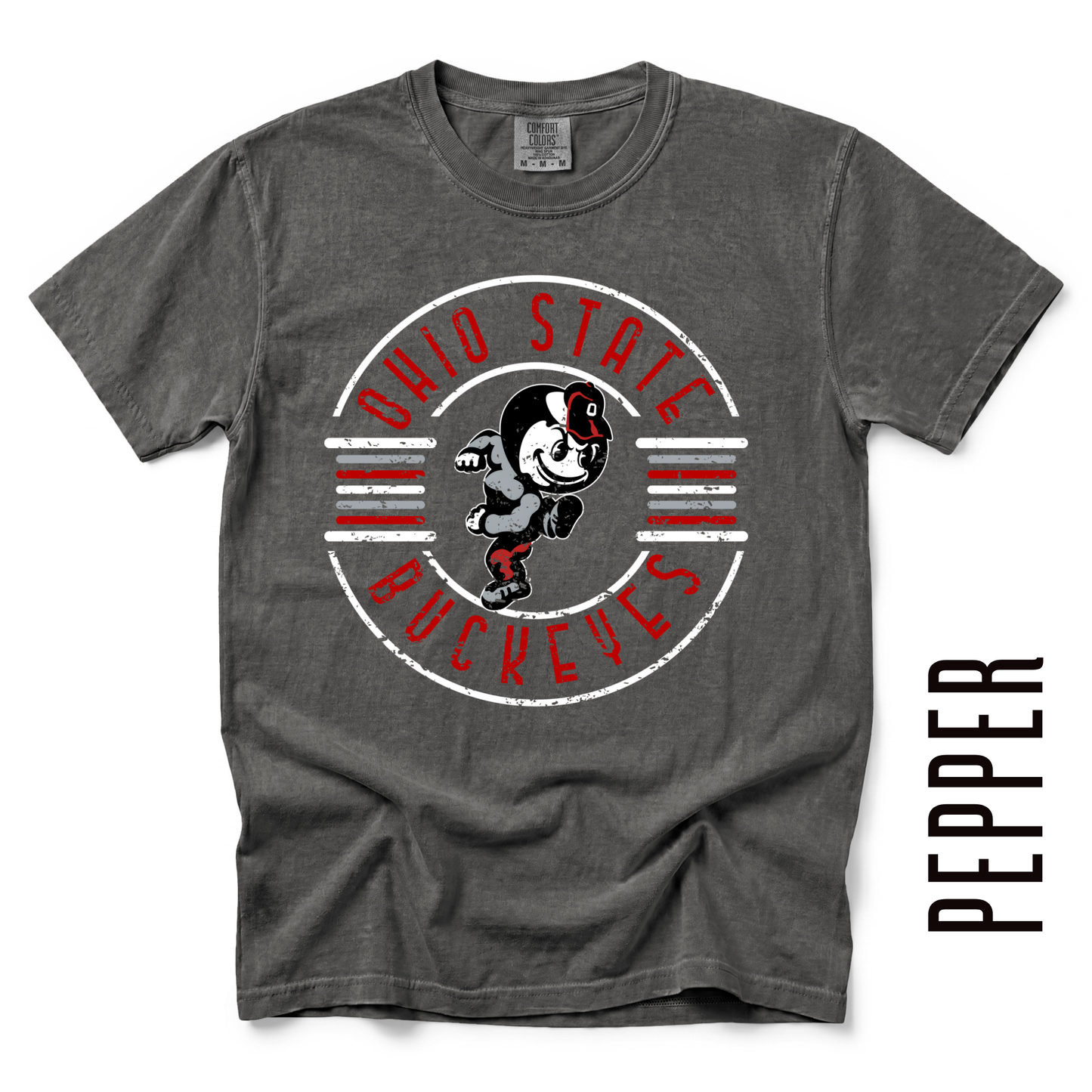 OSU WHITE ROUND TEE!