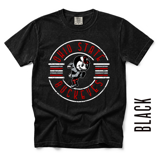 OSU WHITE ROUND TEE!