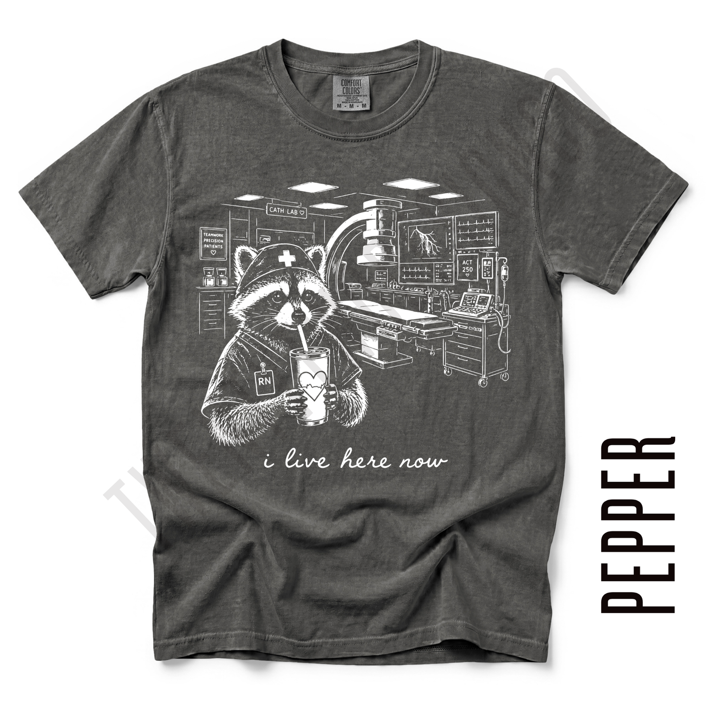 CARDIOLOGY LIVE HERE TEE!