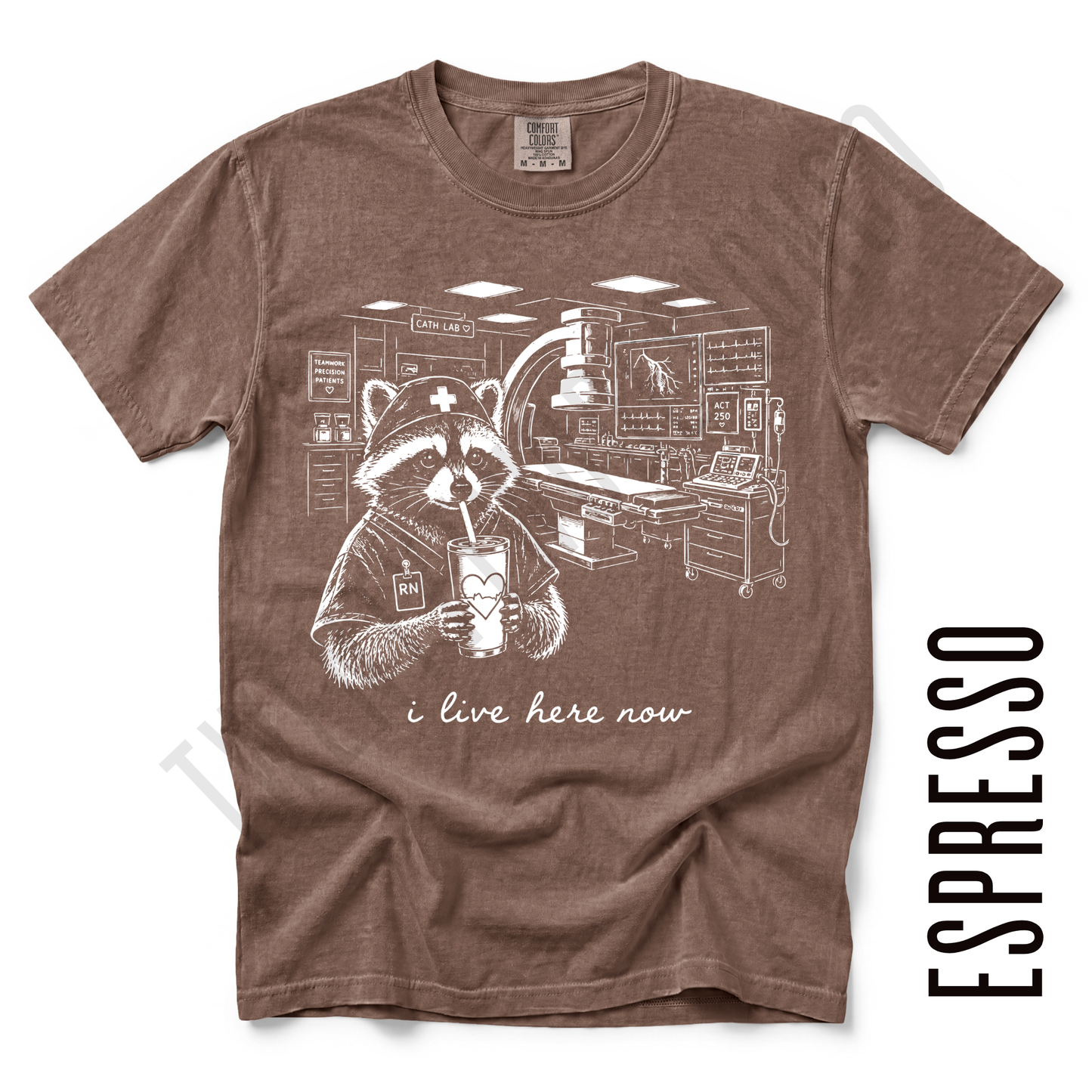 CARDIOLOGY LIVE HERE TEE!
