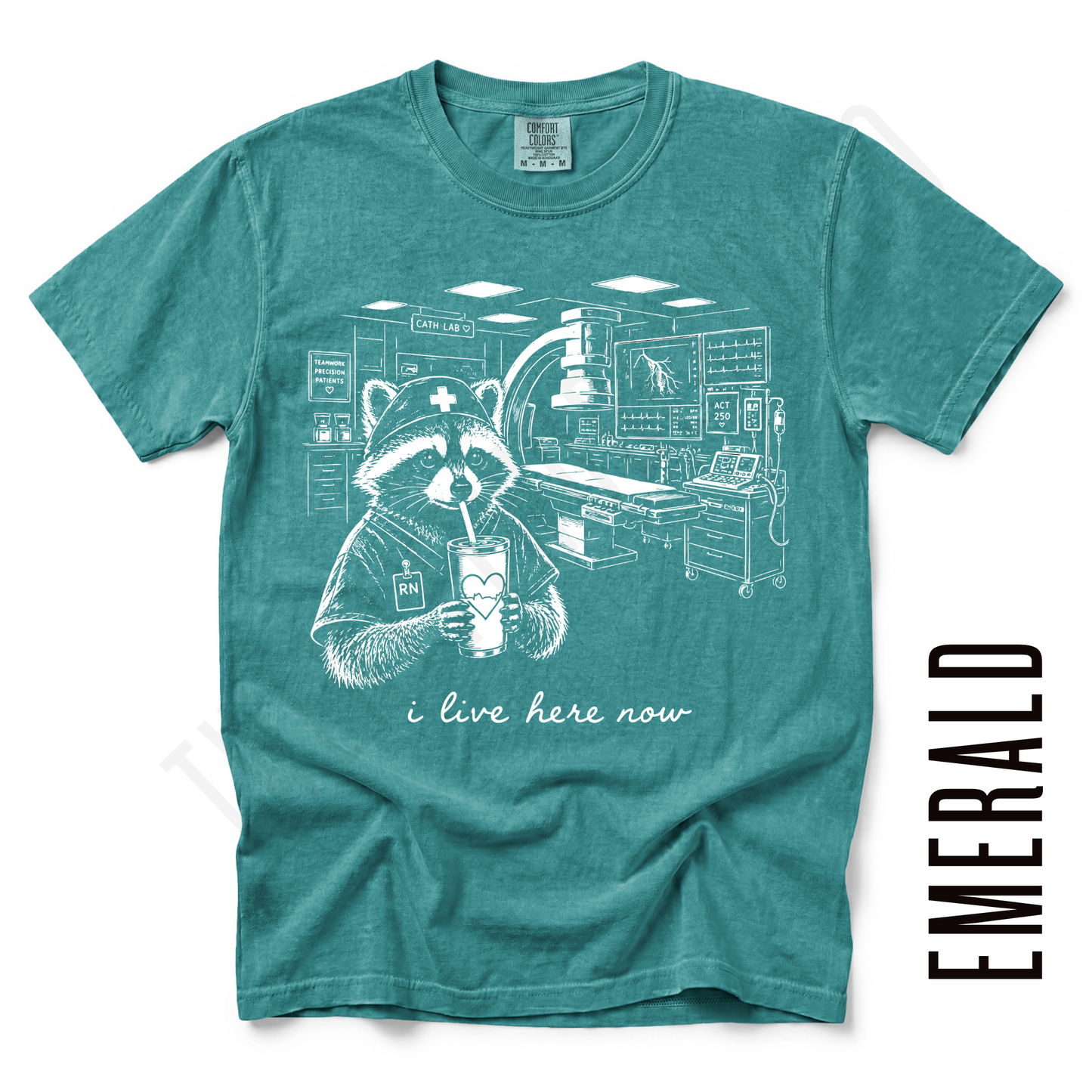 CARDIOLOGY LIVE HERE TEE!