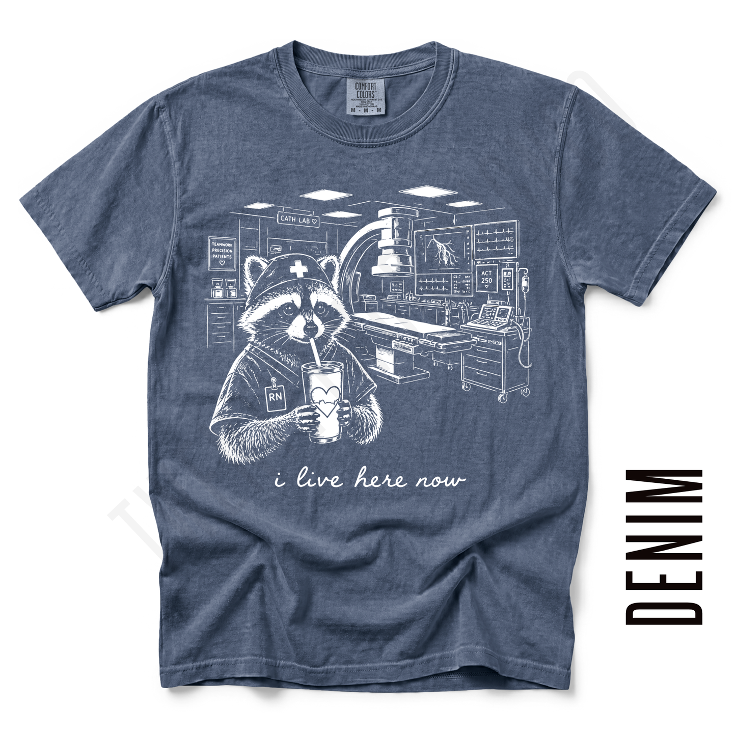 CARDIOLOGY LIVE HERE TEE!