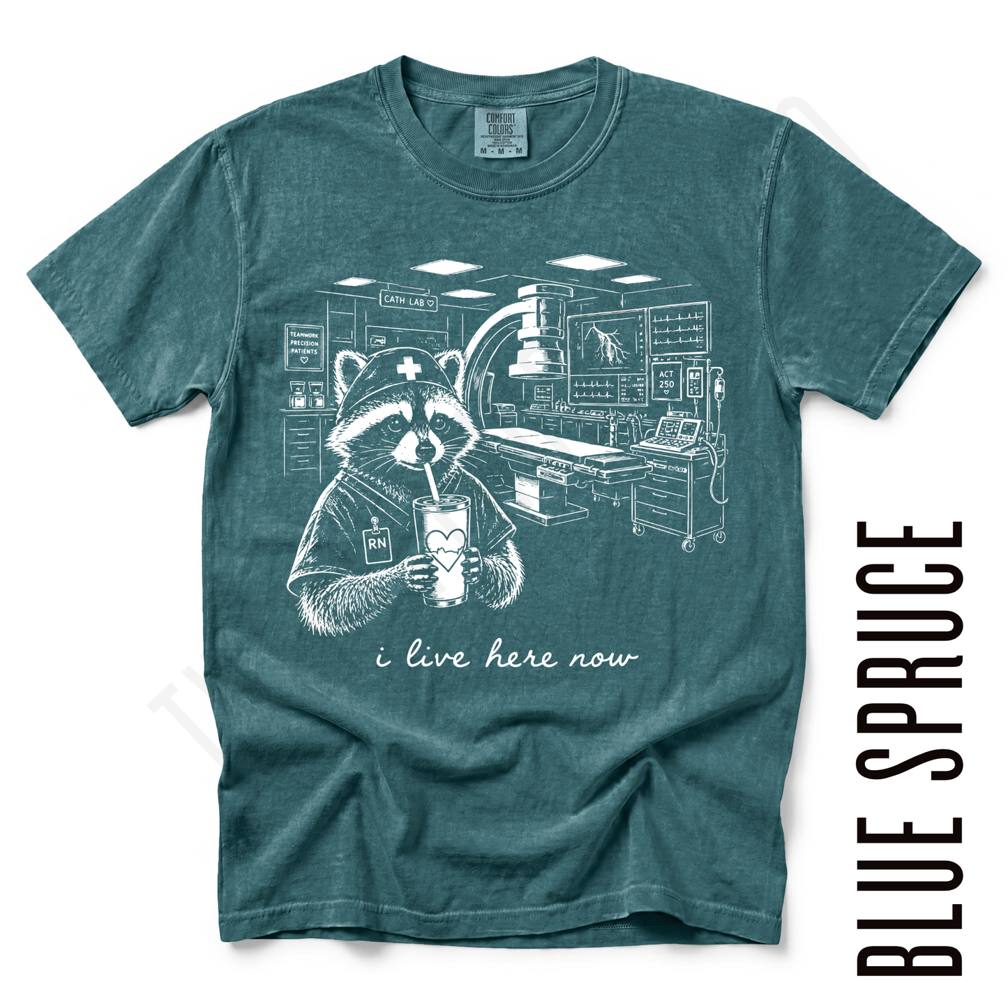 CARDIOLOGY LIVE HERE TEE!