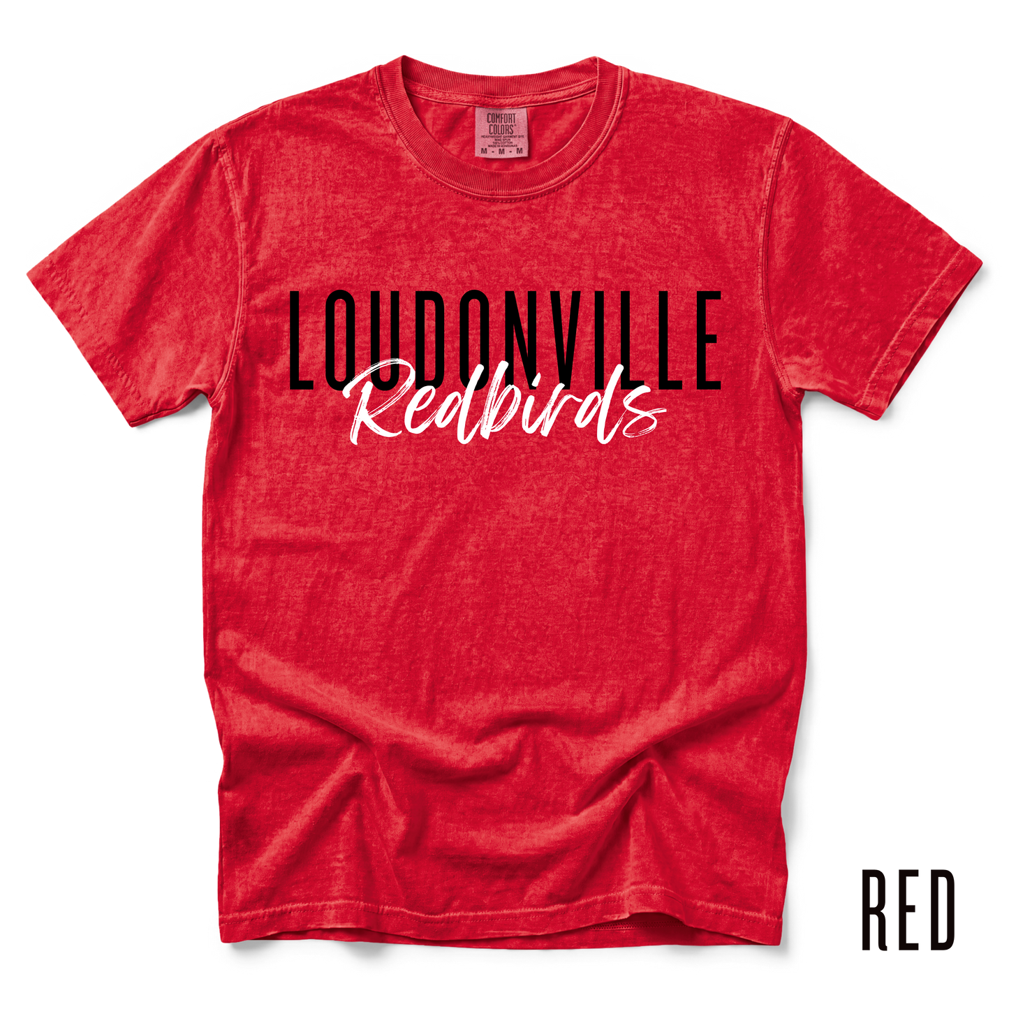 LOUDONVILLE REDBIRDS TEE ❤️