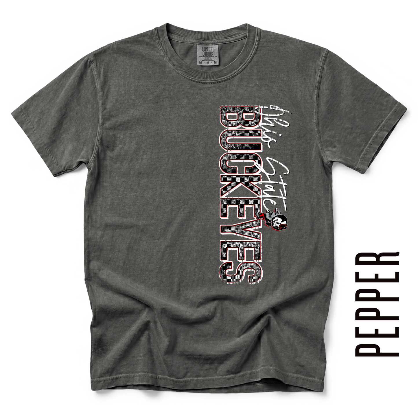 OSU WHITE VERTICAL TEE!