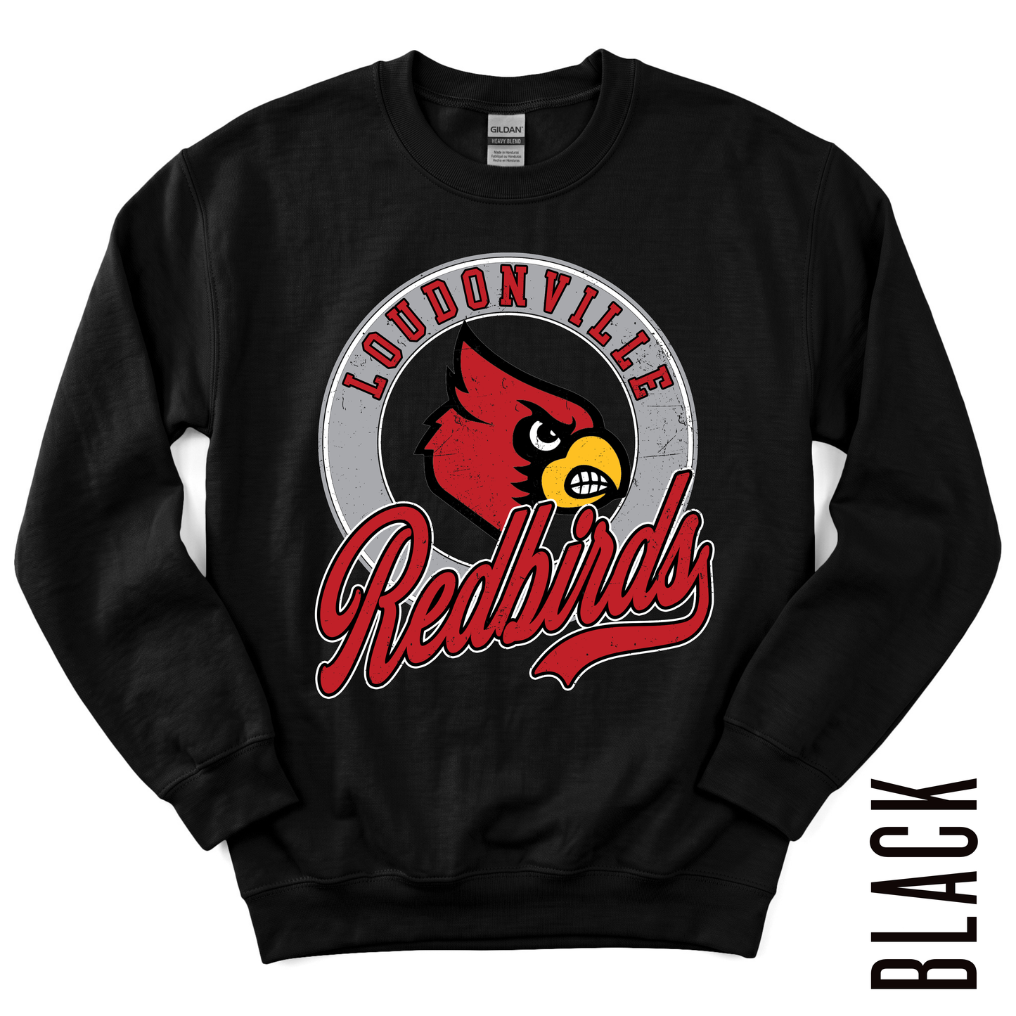 ROUND VINTAGE REDBIRD CREWNECK!